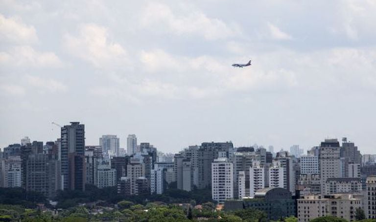 Vista aérea de São Paulo.