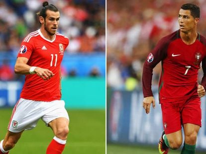 Bale e Cristiano: estrelas de Portugal x País de Gales.