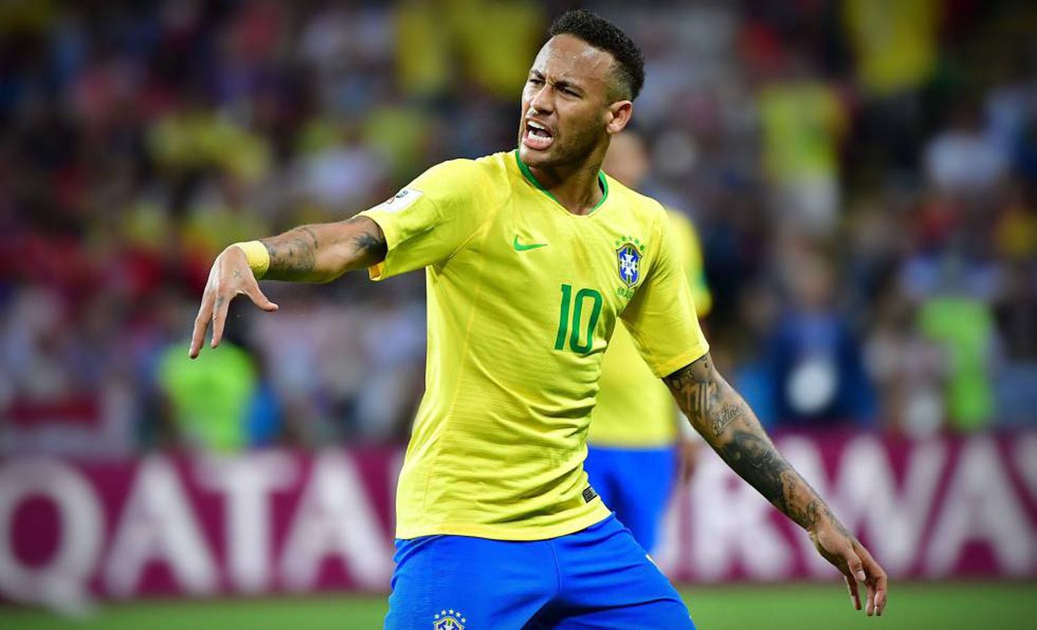 Neymar, durante a partida contra a Bélgica, pelas quartas de final da Copa.