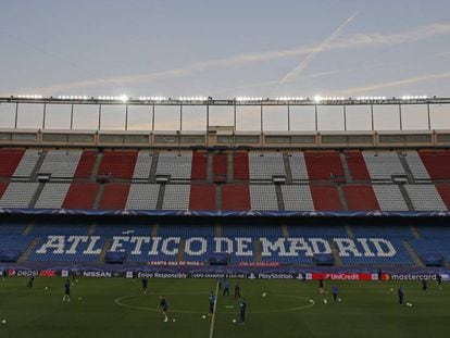 O estádio Vicente Calderón.