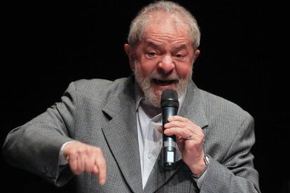 O ex-presidente Lula, no último dia 10 de julho.