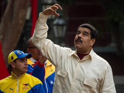 Nicolás Maduro, durante o Congresso da Pátria