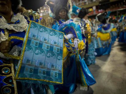 Integrante da Beija-Flor, escola vencedora do carnaval 2018