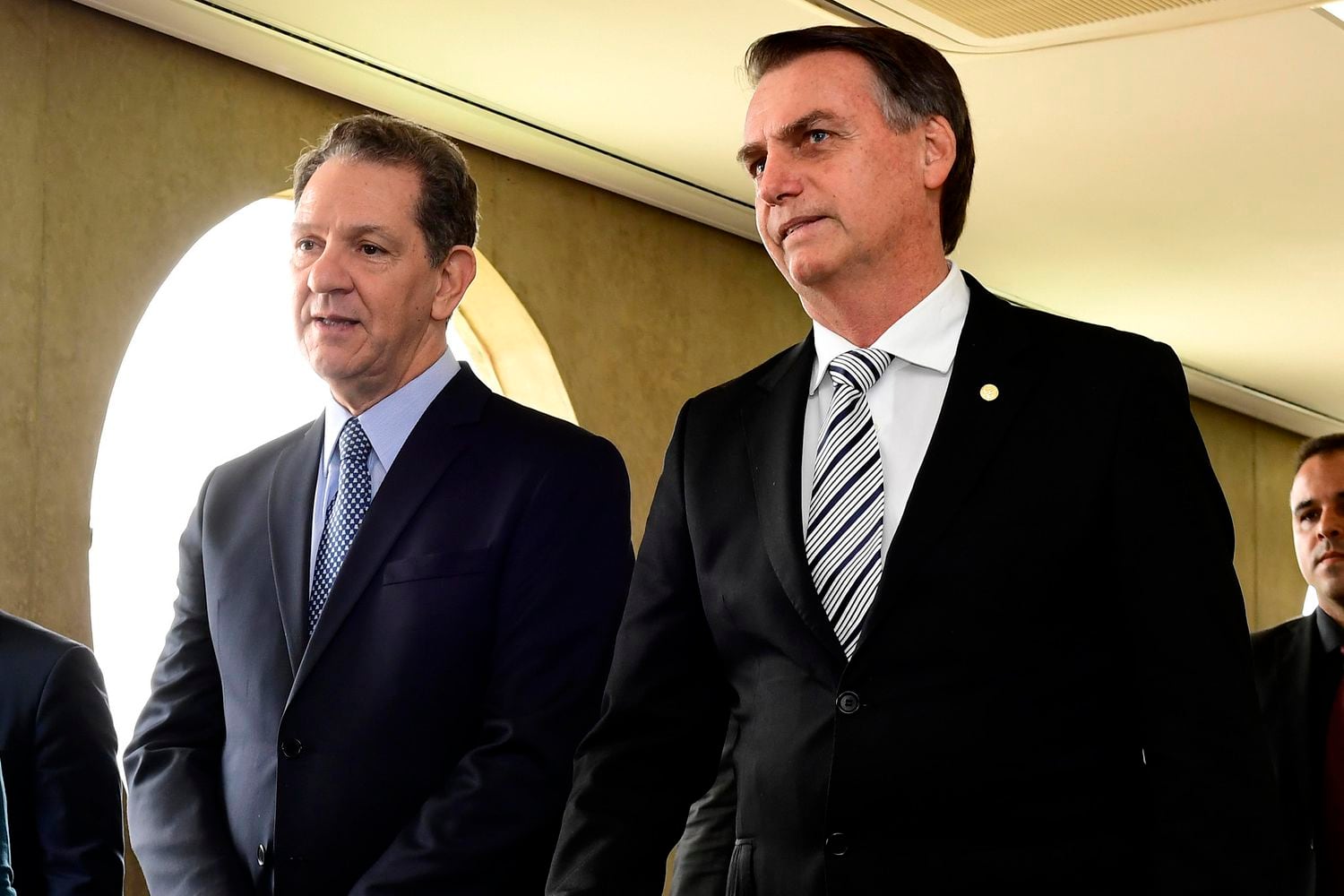 João Otávio de Noronha e o presidente Jair Bolsonaro, em novembro de 2018.