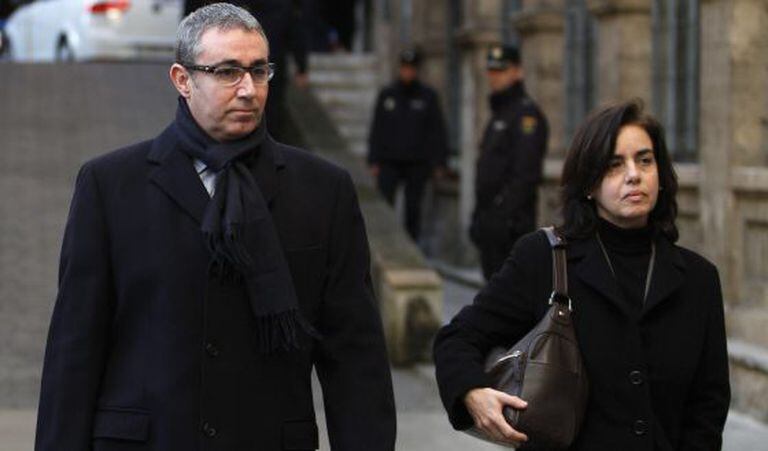 O ex-sócio de Urdangarin chegando aos tribunais de Palma de Mallorca em fevereiro de 2013.