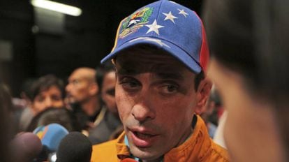 Líder da oposição venezuelana Henrique Capriles