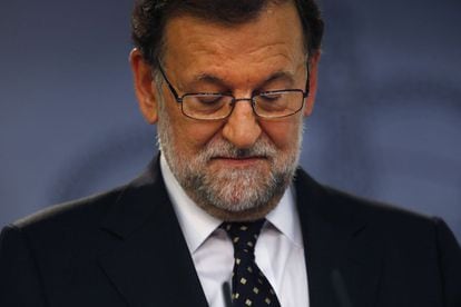 O presidente do Governo espanhol em exercício, Mariano Rajoy.