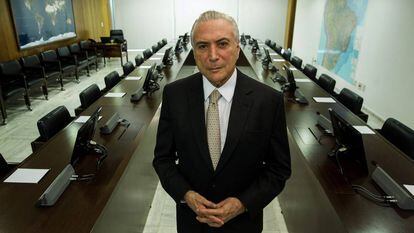 O presidente do Brasil, Michel Temer.