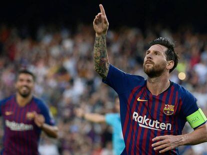 Messi marcou o primeiro gol desta edição de Champions League.
