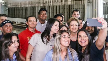 Dilma é recepcionada em Uberlândia nesta quinta.