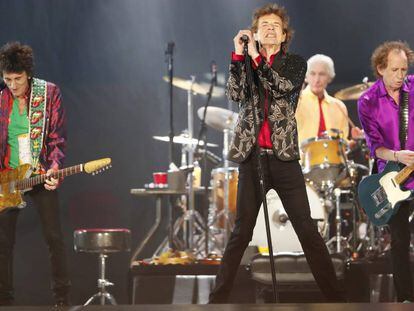 Os Rolling Stones no Arizona (EUA), em agosto.