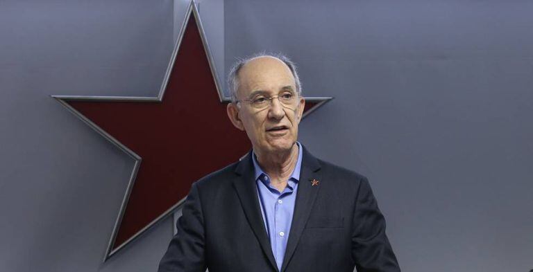 O presidente nacional do PT, Rui Falcão.