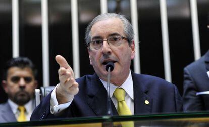 Eduardo Cunha, durante a vota&ccedil;&atilde;o.