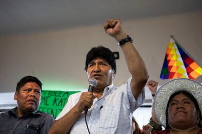 Evo Morales, em Buenos Aires, em janeiro passado.
