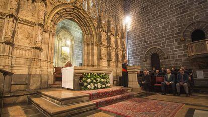 A capela do Santo Graal da catedral de Valência.