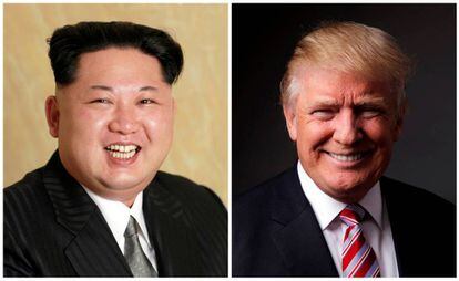 Kim Jong-un e Donald Trump.