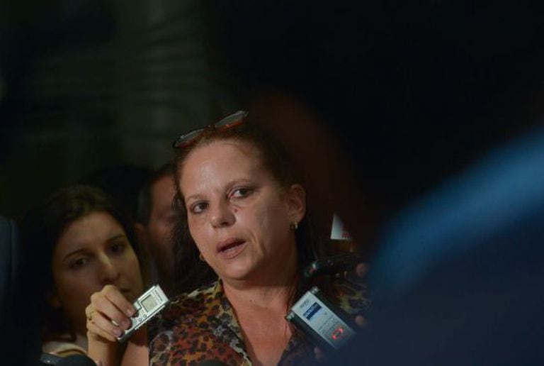 A médica cubana Ramona Rodriguez dá entrevista no Congresso Nacional.