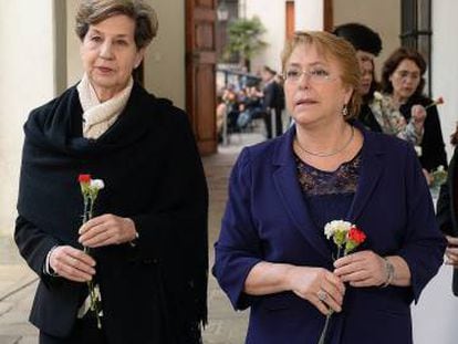 Isabel Allende e Michelle Bachelet.