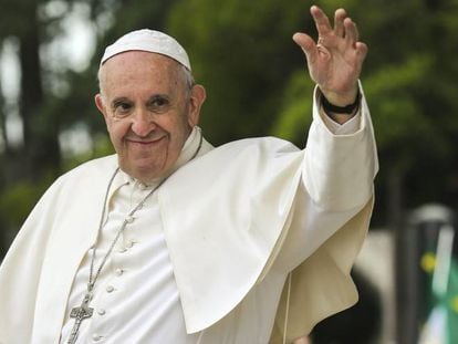 O papa Francisco em Fátima.