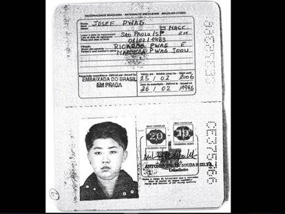 O passaporte brasileiro com a foto de Jong-un foi emitido em nome de Josef Pwag.