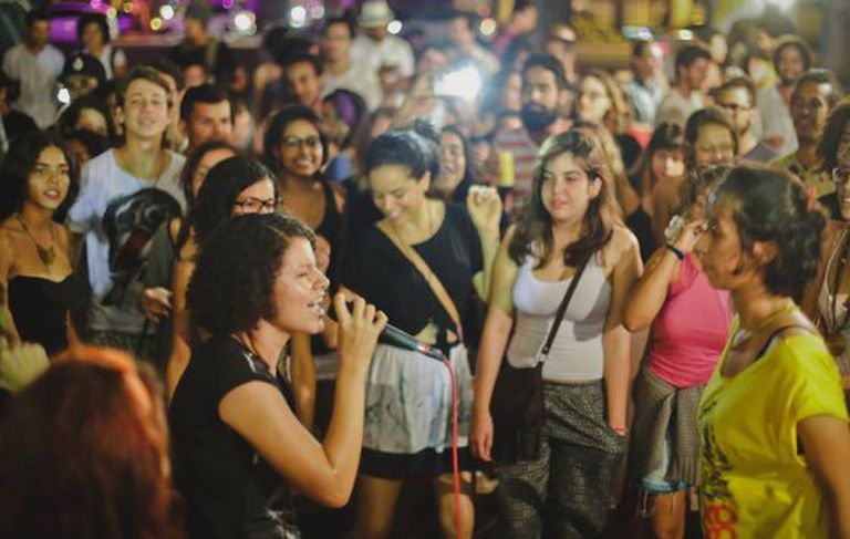 MC Lidi, em uma apresentação no Rio.