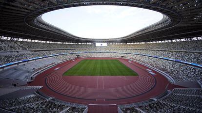 Vista del estadio olímpico de Tokio (Japón).