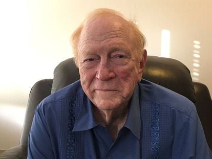 Paul McCaghren durante a entrevista no asilo de idosos onde vive, em Dallas.