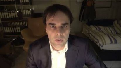 Imagem de um vídeo de Tobias R., suposto autor do ataque que deixou nove mortos em Hanau.