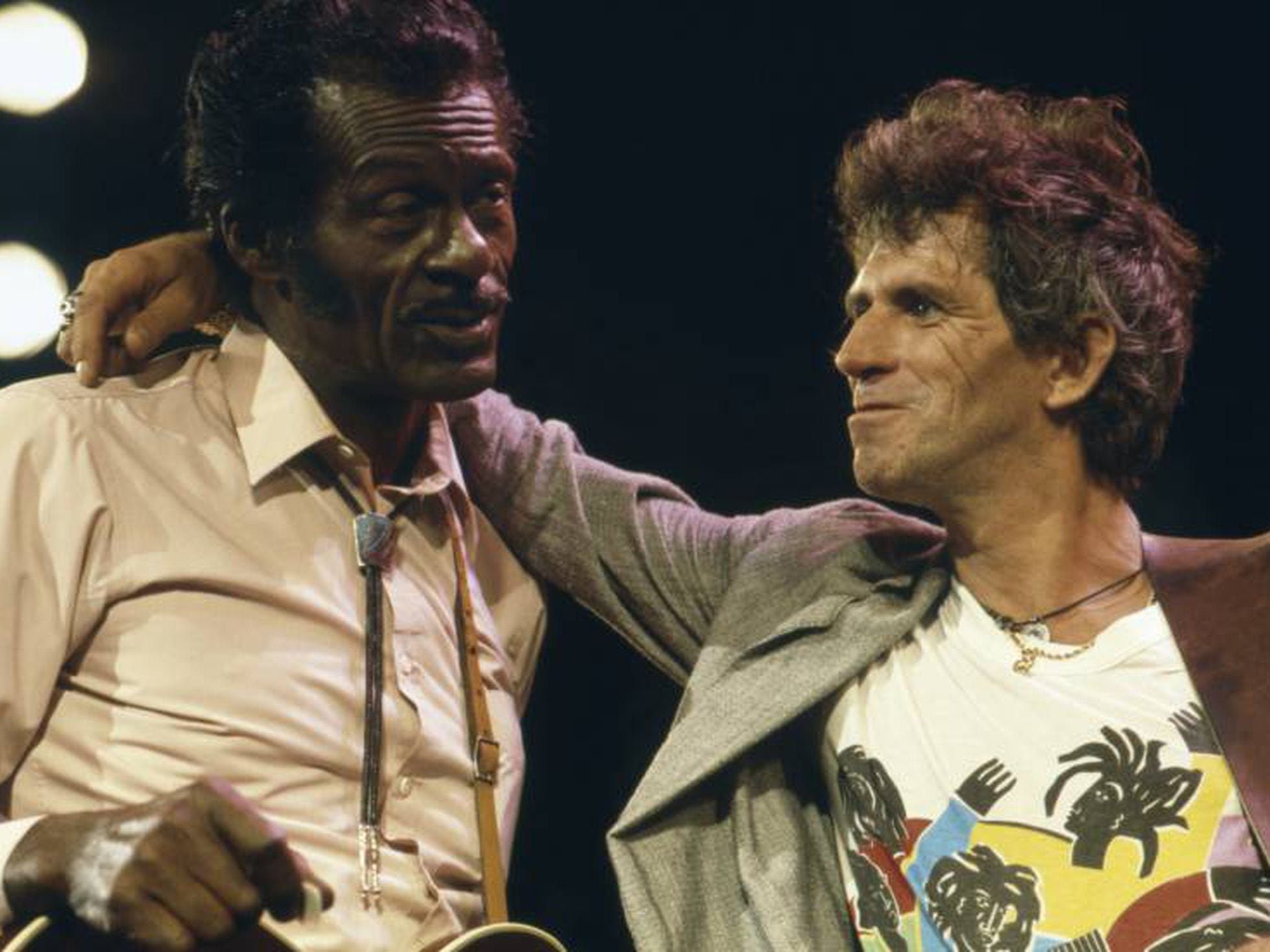 O dia em que Chuck Berry deu um soco em Keith Richards