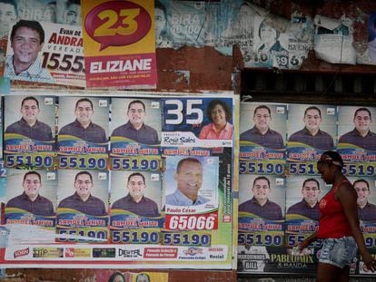 Campanha eleitoral em Sao Luis.