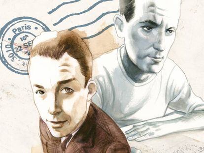 Albert Camus e René Char, vistos por Fernando Vicente.
