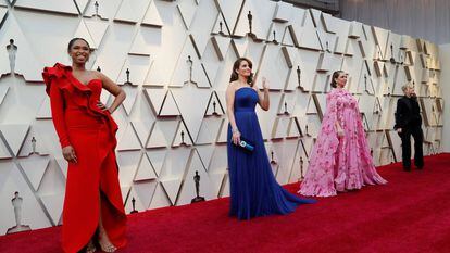 O tapete vermelho do Oscar 2019.