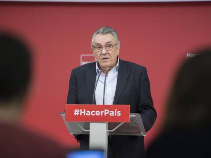 Manuel Escudero, responsável pela área de Política Econômica e Emprego do PSOE, em março.