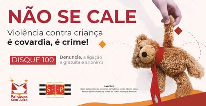Campanha "Não se cale" do Tribunal de Justiça de São Paulo.