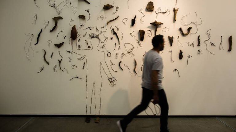 Exposição 'Osso', em cartaz no Instituto Tomie Othake.