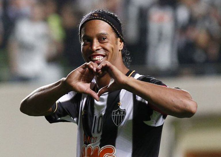 Ronaldinho, em jogo do Atlético Mineiro em julho de 2013.