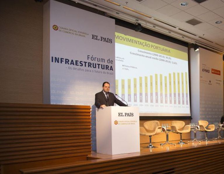 Ministro do Planejamento, Nelson Barbosa, participa do Fórum de Infraestrutura realizado pelo EL PAÍS.
