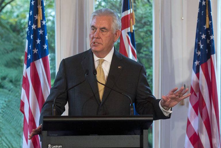 Secretário de Estado dos EUA, Rex Tillerson