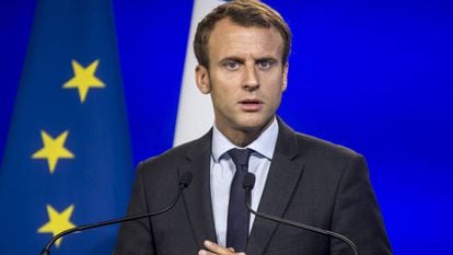 O ex-ministro francês Enmmanuel Macron.