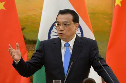 O premiê chinês, Li Keqiang (R), que vem ao Brasil.