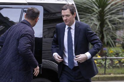 O chanceler britânico, George Osborne, no último sábado em Londres.