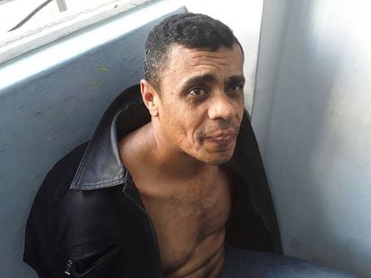 Adélio Bispo de Oliveira após ser preso.