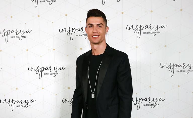 Cristiano Ronaldo, durante a inauguração da clínica de implantes capilares em Madri, na segunda-feira passada.