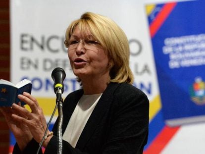 Luisa Ortega, em um ato público recente na Venezuela.