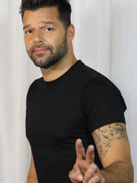 Ricky Martin, a seu passo por Madrid.