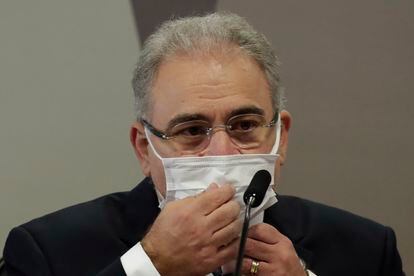 Marcelo Queiroga em 8 de junho, em depoimento à CPI da Pandemia no Senado.