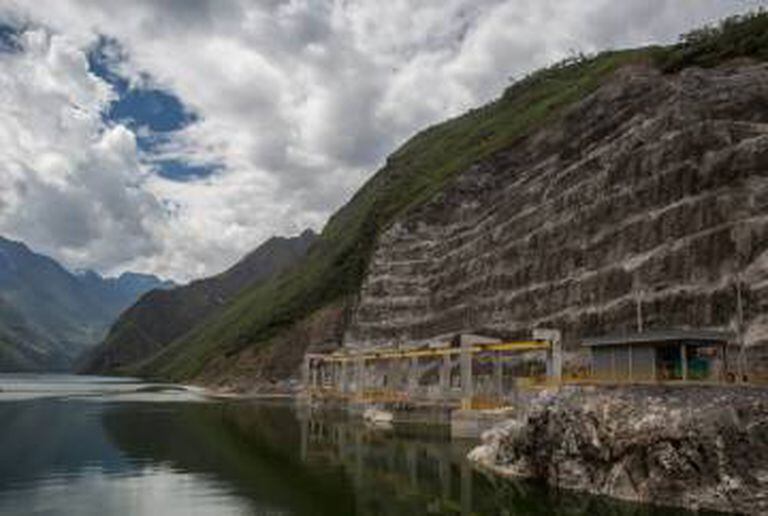 Hidrelétrica no Peru construída pela Odebrecht.