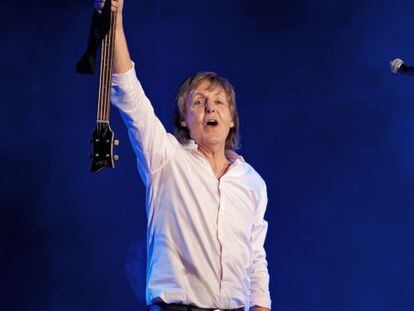 McCartney, durante um show em Chicago em julho.