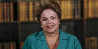 Rousseff concede entrevista no Pal&aacute;cio da Alvorada.