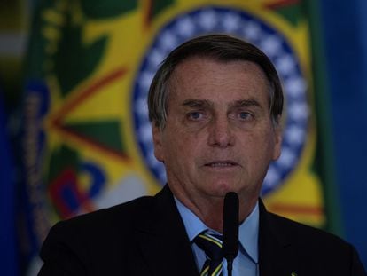O presidente Jair Bolsonaro, fotografado na terça-feira, 12 de maio.